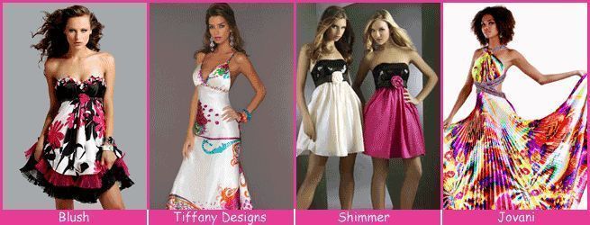 Scala, Mori Lee, Sherri Hill, and Shimmer by Bari Jay Dresses
